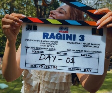 Tamannaah Bhatia kickstarts shooting for Ragini 3 in London, shares pic with clapboard