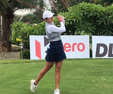 Ridhima leads by two shots in 10th Leg of Women’s Pro Golf Tour