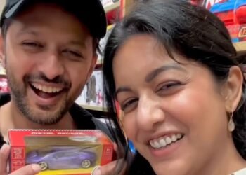 Ishita Dutta gifts husband Vatsal Sheth with toy replica of ‘Tarzaan: The Wonder Car’