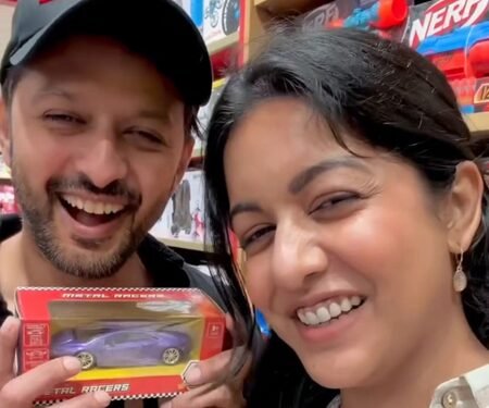 Ishita Dutta gifts husband Vatsal Sheth with toy replica of ‘Tarzaan: The Wonder Car’