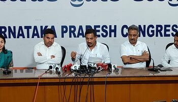 K’taka: Congress accuses Kumaraswamy, Yediyurappa over Bidadi township