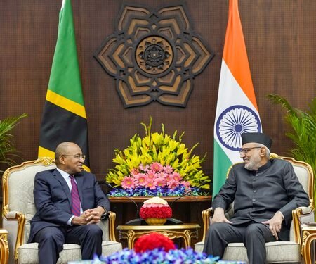 V-P Radhakrishnan, Zanzibar President Mwinyi discuss ways to strengthen cooperation