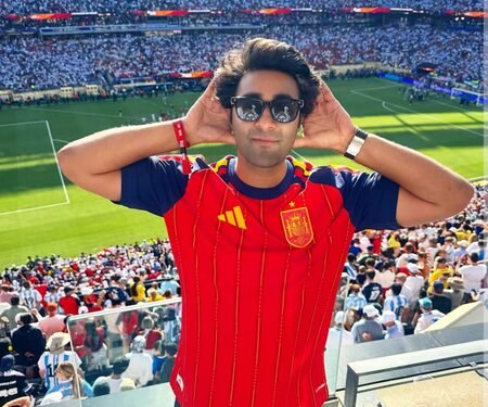 Ranbir Kapoor’s actor-cousin Aadar Jain celebrates Spain’s FIFA WC win, says ‘Ronaldo’s still my GOAT’