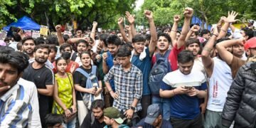 Oppn MPs move adjournment notices in Parliament over police action on NEET protesters