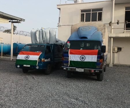 India delivers relief material to flood-stricken Afghanistan