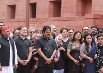 ‘Their hearts are as black as their clothes’: Union Ministers on Opposition protest