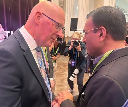 Sport Min Mandaviya meets Scotland’s First Minister John Swinney ahead of CWG 2026 in Glasgow