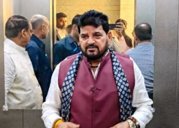 Namaz was offered within Hanumangarhi temple premises in Ayodhya: Brij Bhushan Sharan Singh