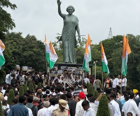 Telangana Congress leaders detained during ‘Chalo Lok Bhavan’
