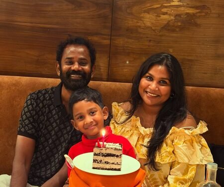 Actor Ramesh Thilak, wife pen adorable birthday greeting to six-year-old son!