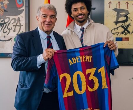 Karim Adeyemi joins Barcelona from Borussia Dortmund on a five-year deal