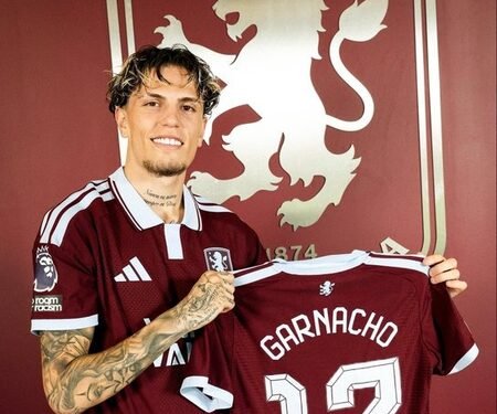 Aston Villa sign Alejandro Garnacho on season-long loan from Chelsea
