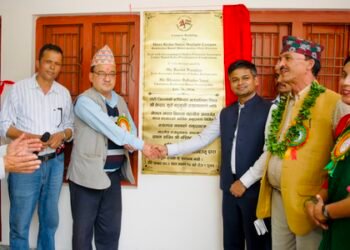 India-funded college building opens, school project begins in Nepal
