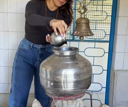 Bhumi Pednekkar faces backlash for wearing sunglasses while offering prayers at Shivling during Sawan