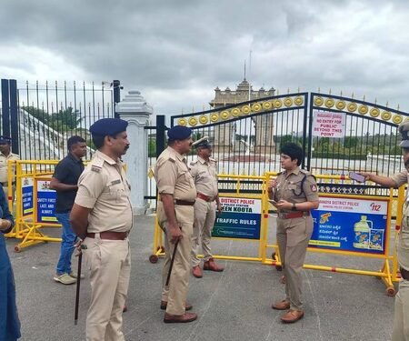Cauvery row: K’taka BJP, farmers stage protest; major police deployment at KRS dam site
