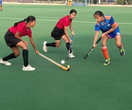 Jr & Sub-jr Women Academy C’ship: Pritam Siwach, Khalsa and Raja Karan hockey gain big win