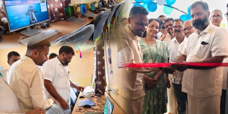 Dr. Govinda Babu Poojary Gives Rural Karnataka School a High-Tech Makeover