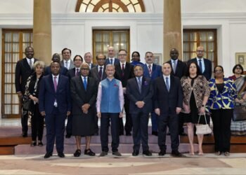 EAM Jaishankar interacts with visiting UN Permanent Representatives from 17 countries