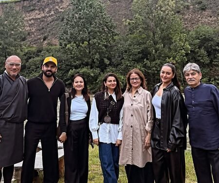 Amid clash with Kangana Ranaut, Sonakshi Sinha spends time with Zaheer Iqbal & in-laws in Bhutan