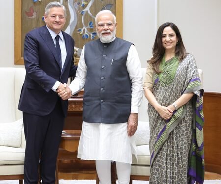Netflix Co-CEO Ted Sarandos meets PM Modi, announces ‘Netflix India Storytelling Initiative’