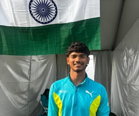 Mohammed Ashfaq sets national record to enter 400m final at U20 Athletics Worlds