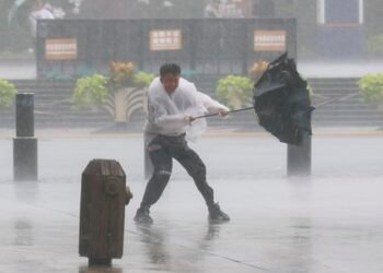 Hundreds of thousands evacuated as Typhoon Dolphin brings heavy rain to eastern China
