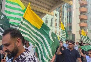 Kashmiri diaspora stages protest march in Belgium; condemns atrocities by Pak forces in PoK