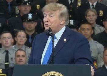 Trump claims historic fall in US violent crime