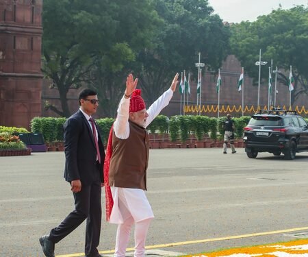 PM Modi’s Red Fort speeches clock record 1,177 minutes; surpass Nehru, Indira and Manmohan
