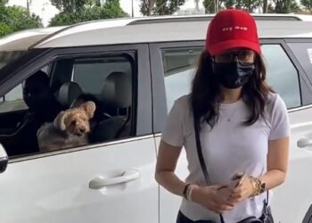 Shraddha Kapoor gets the cutest airport goodbye as her furry friend comes to see her off
