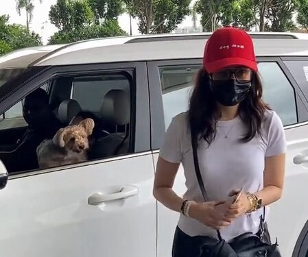 Shraddha Kapoor gets the cutest airport goodbye as her furry friend comes to see her off