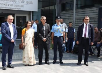 Defence Secretary Rajesh Kumar Singh arrives in Armenia to advance bilateral defence cooperation