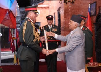 Indian Army Chief Dhiraj Seth conferred honorary rank of Nepali Army General