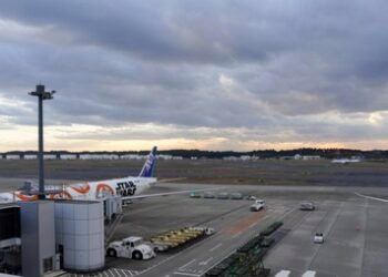 Black smoke seen near aircraft engine at Japan’s Narita airport, runway closed