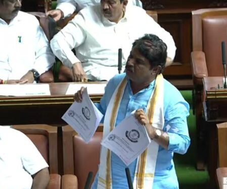 BJP, JD(S) disrupt Karnataka Assembly for fourth day; Ashoka alleges govt misled House on Nagendra case