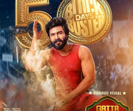 Vishnu Vishal pens note of gratitude as ‘Gatta Kusthi 2’ completes 50 days!
