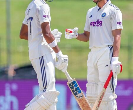 2nd Test: Padikkal, Gill smash fifties as India reach 187/3 against Sri Lanka at tea