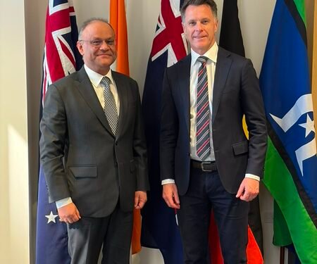 Indian envoy, New South Wales Premier discuss strengthening partnership