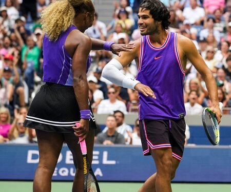 US Open: Serena Williams, Carlos Alcaraz knocked out of mixed doubles quarterfinals; Djokovic-Sabakenka advance