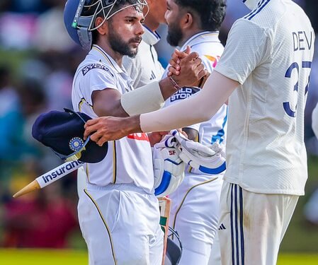 2nd Test: Dinusha’s unbeaten 133 helps Sri Lanka seal hard-fought draw against India (ld)