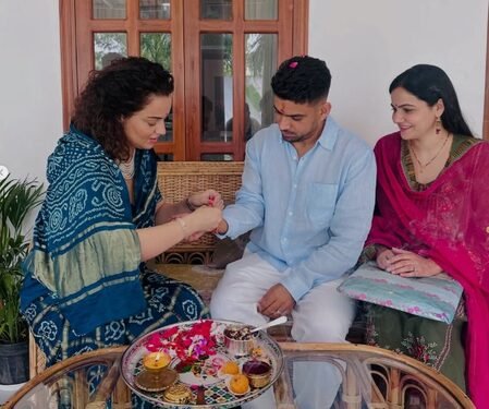 Kangana Ranaut shares heartwarming moments from Raksha Bandhan celebration with brother