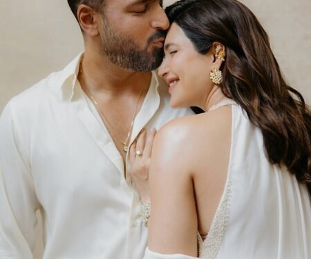 Karishma Tanna celebrates Varun Bangera’s newest role as a father on his 40th birthday