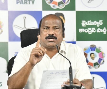 Andhra: YSRCP accuses CM Naidu of ‘hijacking’ credit for Veligonda project