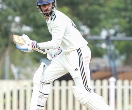 Duleep Trophy: Tilak Varma’s ton puts South Zone in ascendancy against North on Day 2