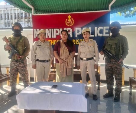 Woman among 7 militants arrested in Manipur; arms, drugs seized