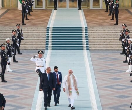 PM Modi departs for Kyrgyzstan, concluding visit to Uzbekistan