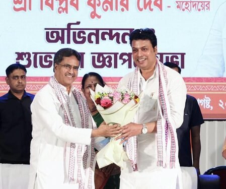 People won’t allow CPM a ‘lateral entry’ to power in Tripura: CM Saha, MP Deb