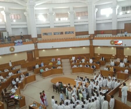 Tripura Assembly in uproar for third day over DGP Anurag’s death; Congress MLA suspended