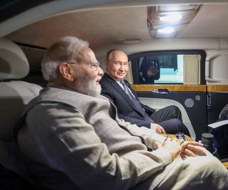 Bonhomie in Bishkek: PM Modi and Putin travel in same car once again