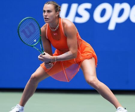 US Open: Sabalenka begins title defence with straight-sets win over Osorio